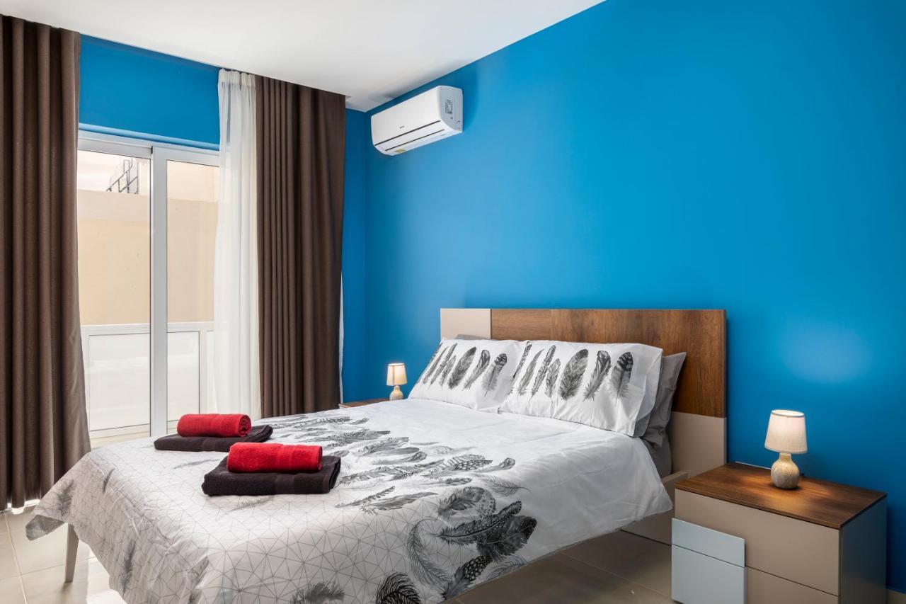 Modern 3Br Stylish Apartment With Large Balcony - Close To St Julians And St Georges Bay Is-Swieqi Exteriör bild