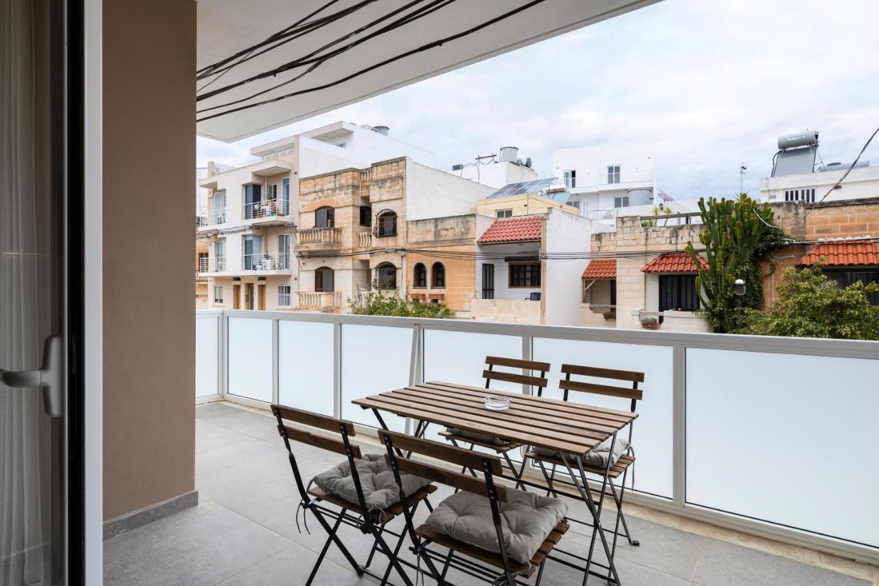 Modern 3Br Stylish Apartment With Large Balcony - Close To St Julians And St Georges Bay Is-Swieqi Exteriör bild